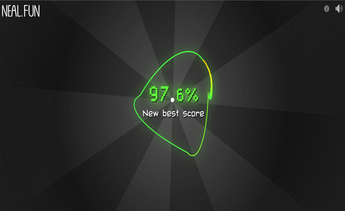 draw a perfect circle game