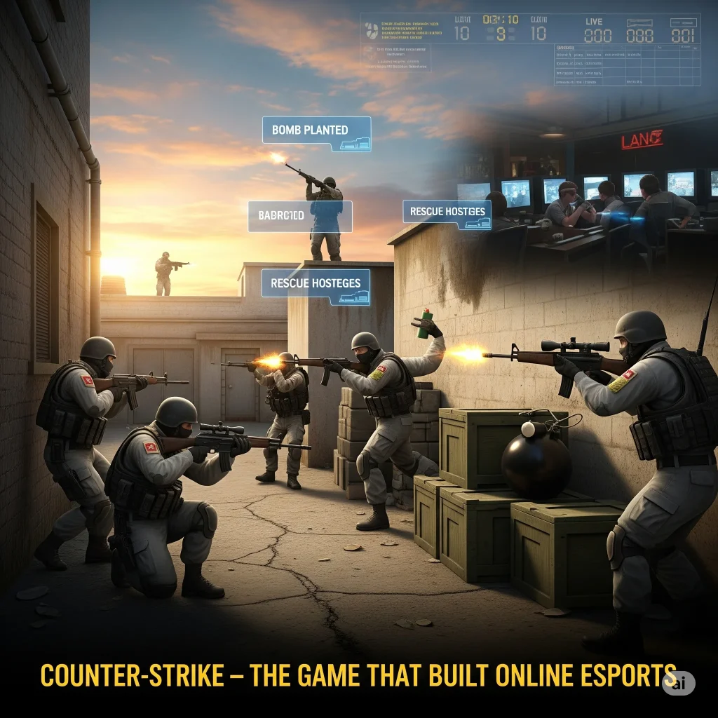 Counter-Strike (1999) – Online Multiplayer Evolution