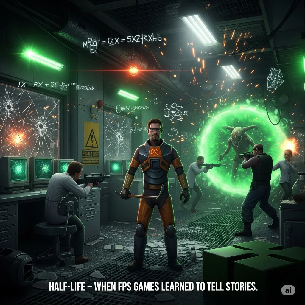 Half-Life (1998) – Story-Based Gameplay