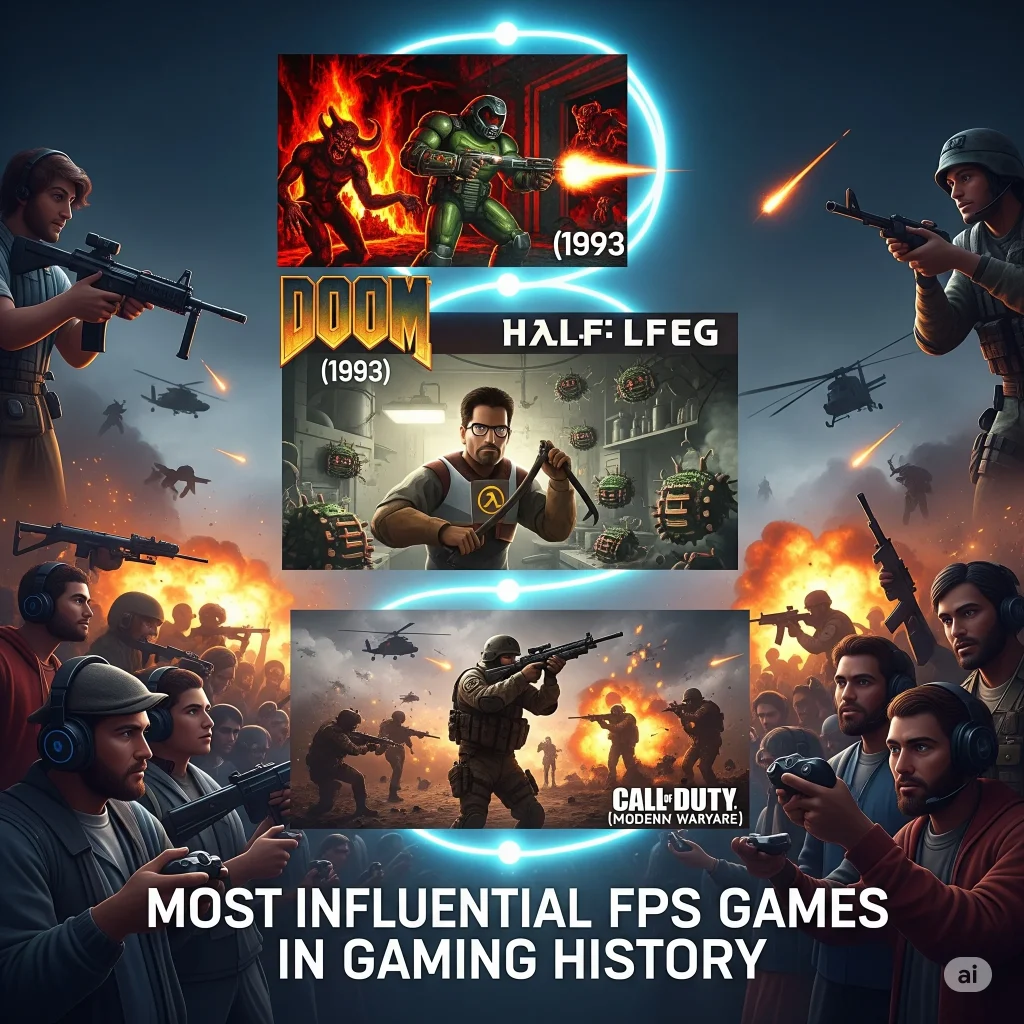 The 8 Most Influential FPS Games That Shaped the Gaming Industry