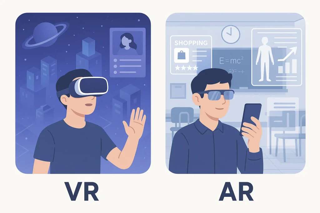 Virtual Reality vs. Augmented Reality
