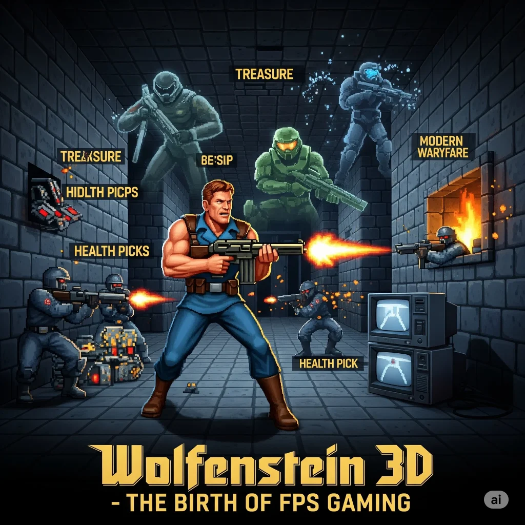 Wolfenstein 3D (1992) – The Birth of the Genre