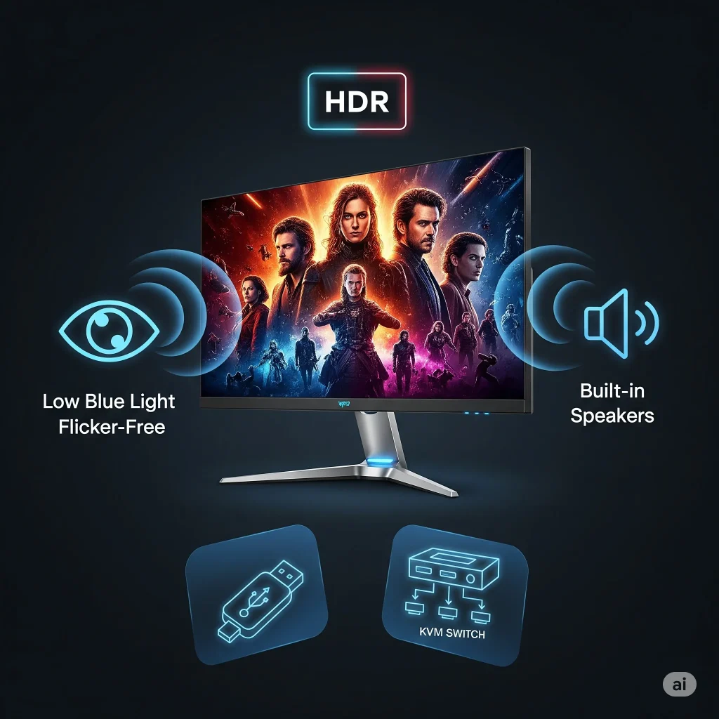 Additional Features: Enhancing Your Monitor Experience