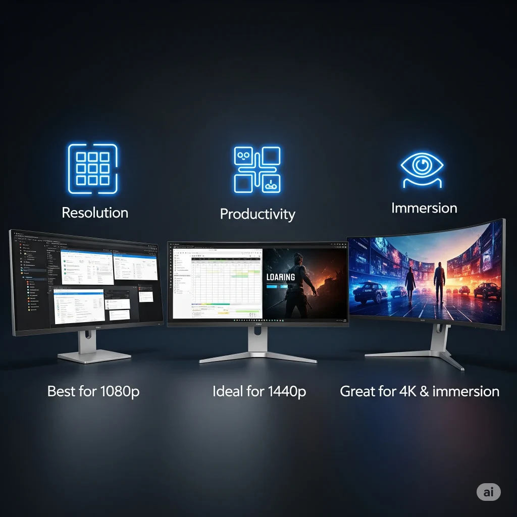 Screen Size and Curvature: Finding Your Perfect View