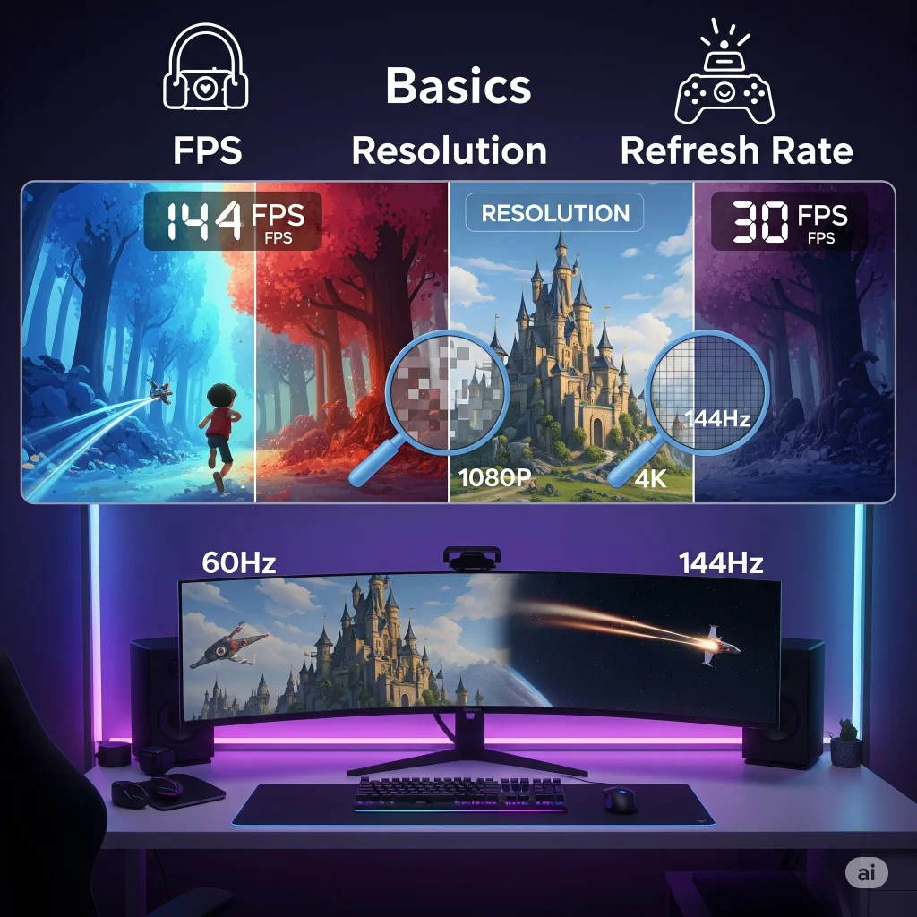 The Basics: FPS, Screen Size, and Screen Speed