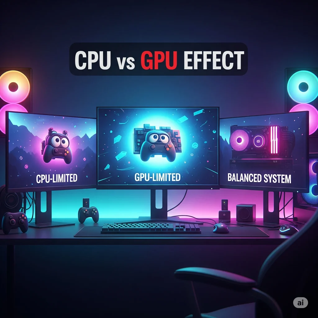 Your Computer's Parts: CPU vs. GPU Effect
