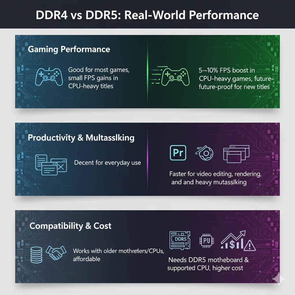 DDR5 vs DDR4, Real World Performance