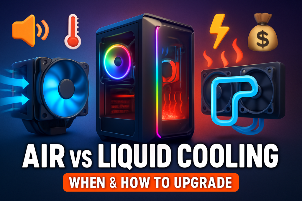 Custom Cooling Solutions: Air vs. Liquid & When to Upgrade